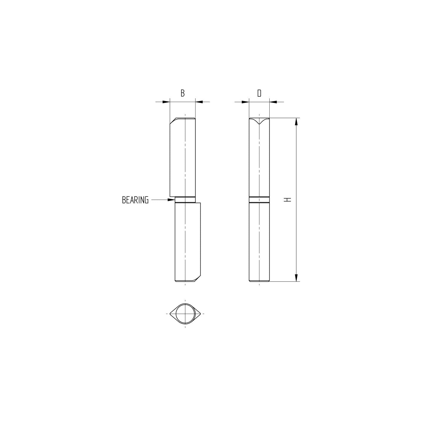 Pant D22, L200mm