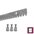 Ozubený hřeben ocelový Zn, 30x12mm, L1m,max 2200kg
