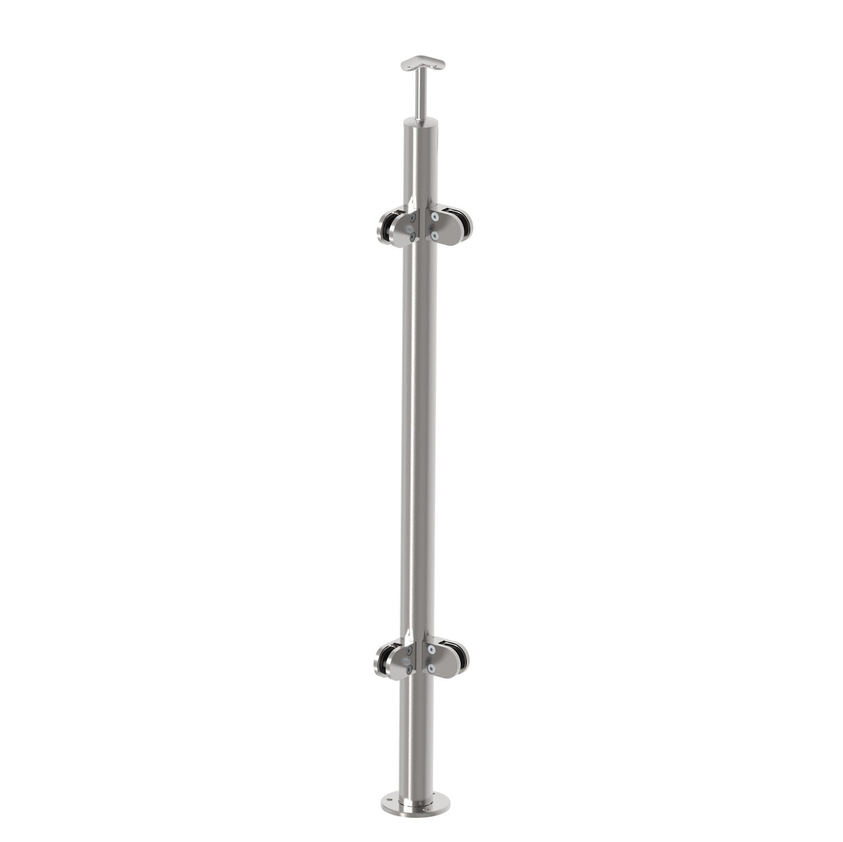 Nerezový sloupek sklo AISI304, D42,4x2/4xmodel20/H