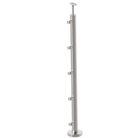 Nerezový sloupek AISI316, D42,4/5xd12/H1000mm