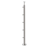 Sloupk antikor D42,4/5x12mm, v=100cm,VK-schod,lesk