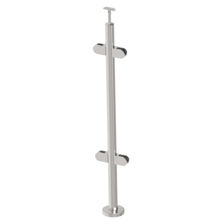 Sloupek nerezový D42,4/4x držák,v=100cm,VK-schod A