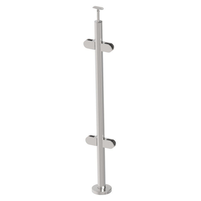 Sloupek nerezový D42,4/4x držák,v=100cm,VK-schod A