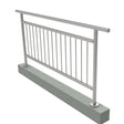 Zábradlí vertikálni VR AISI304, D42,4/d12vertical/