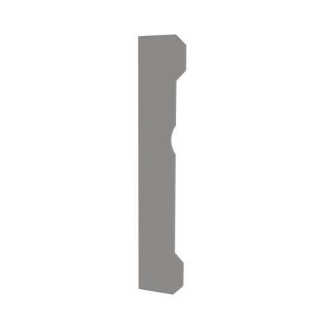 Lišta dorazová hladká 270x50x3mm. INOX