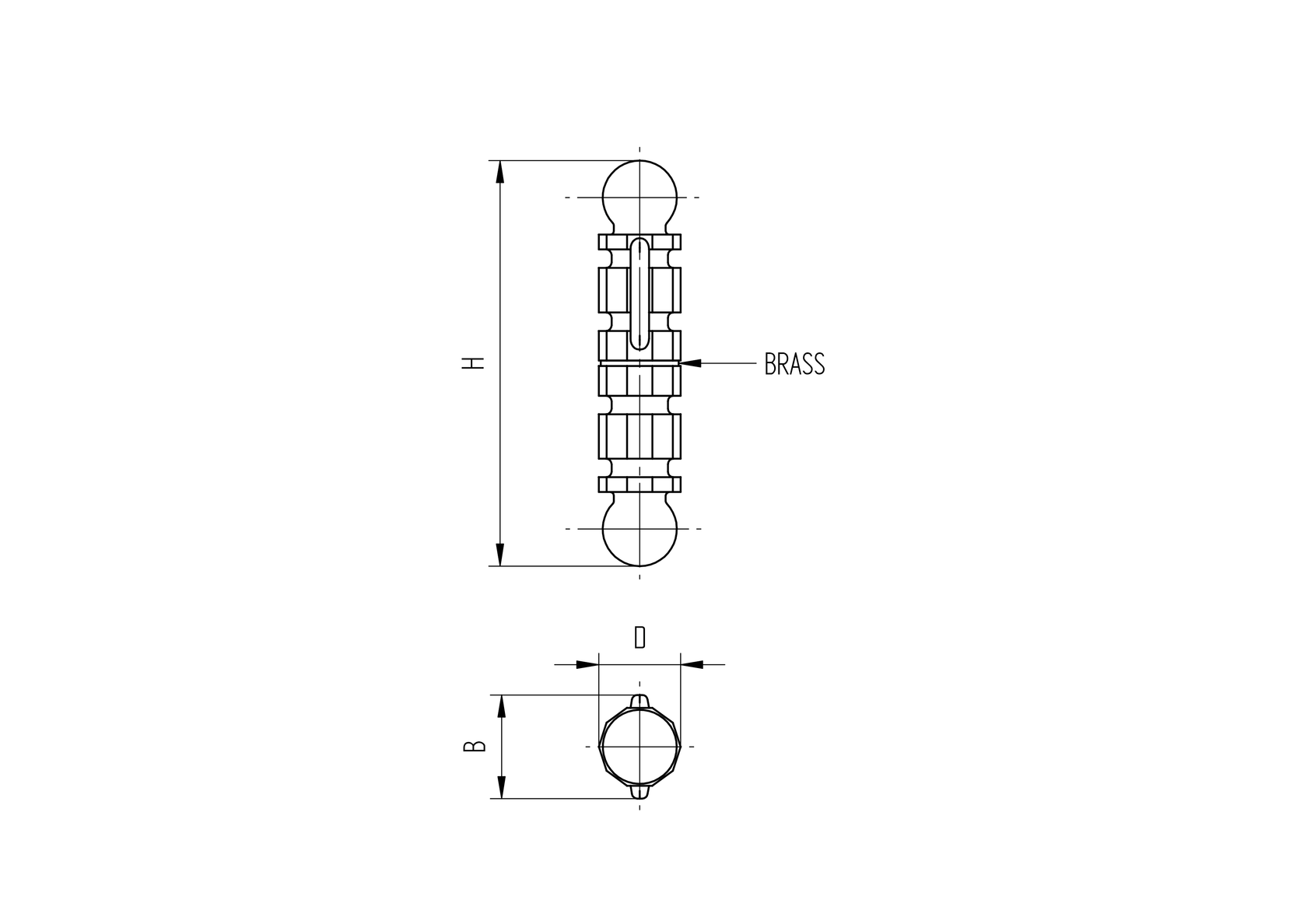Pant D21mm, L110mm