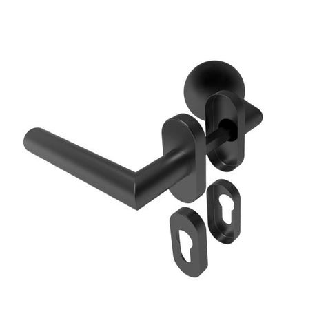 Klika koule pevná NEREZ AISI 304, BLACK