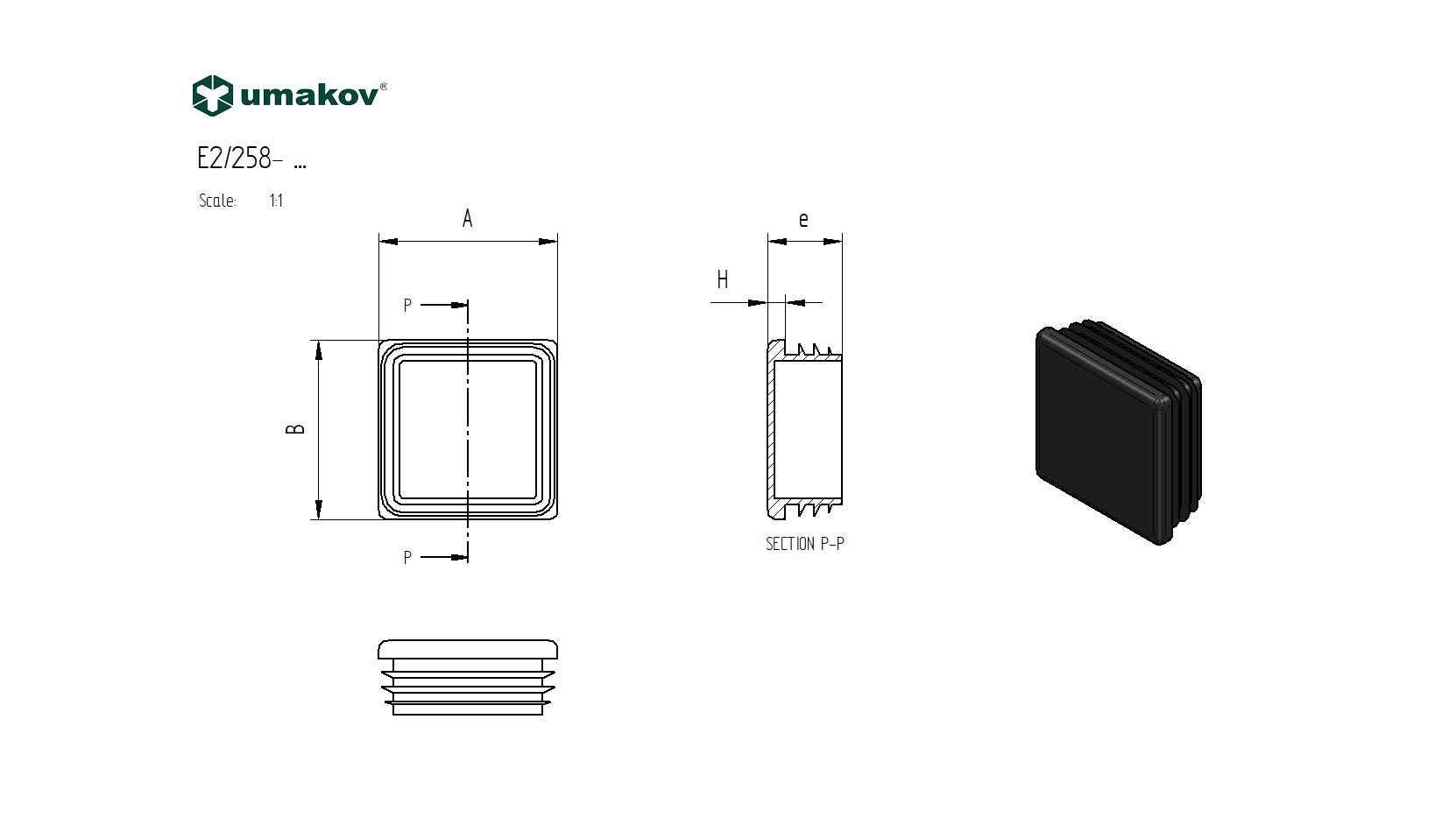 Stříška,plot,brána,záslepka pvc 30x30mm-PVC