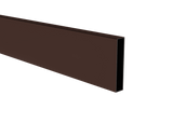 Hliníková lamela, 20x100x1,1-6000mm, hnědá RAL8017