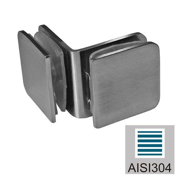 Držák skla, AISI 304, T 8-10 mm