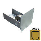 Kolečko odlehčovací Zn, profile 70x60, L115mm