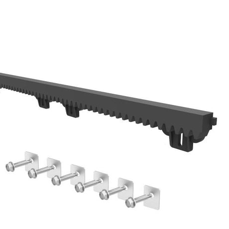 Hřeben plastový PVC+Fe,27x20mm,L1m,max 1200kg