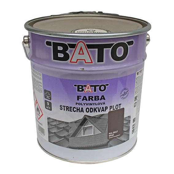 Barva polyvinylová, hnědá RAL8017 satin 6,3kg (5L)