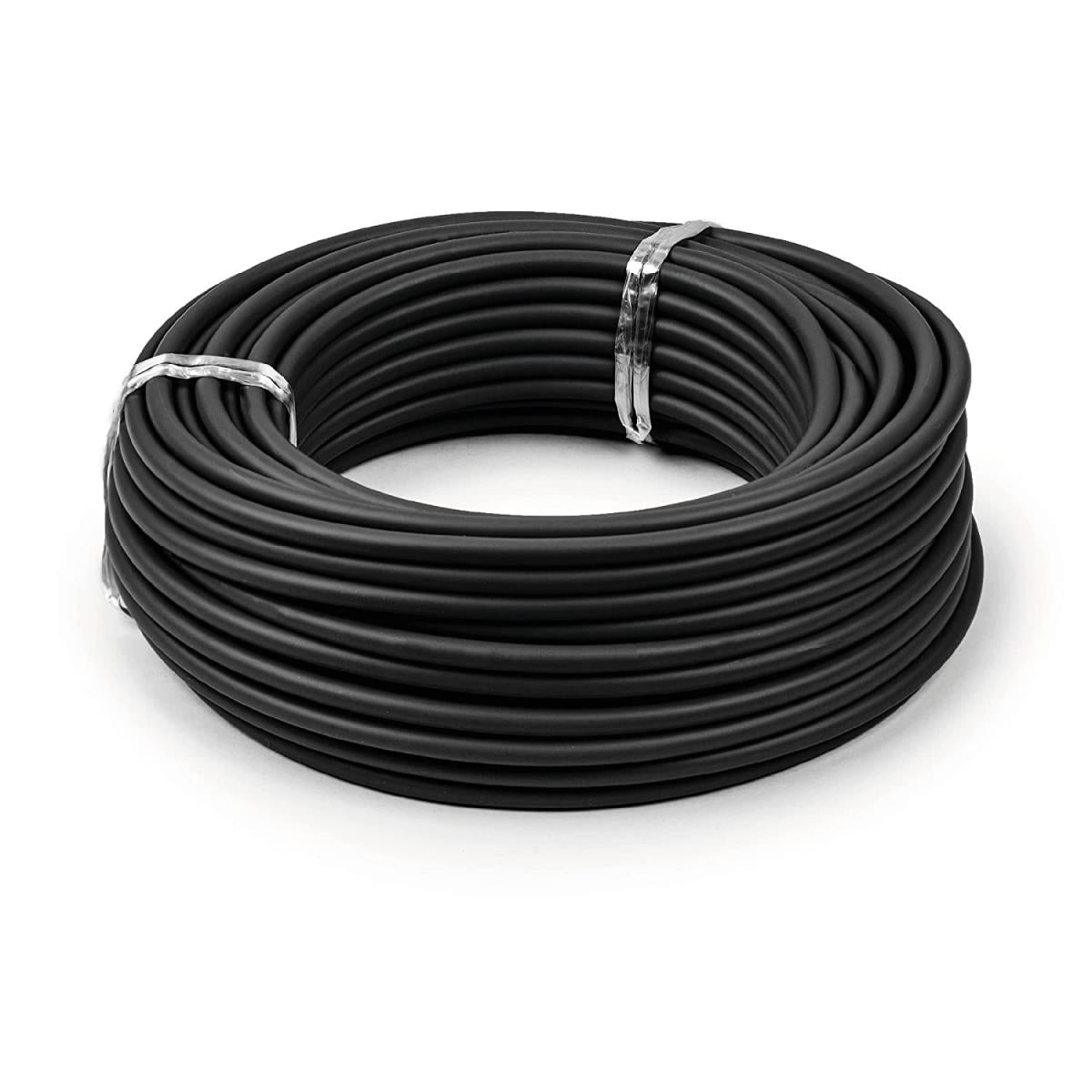 Vodič ohybný solárny 1x6mm/100m bezhalog. čierny