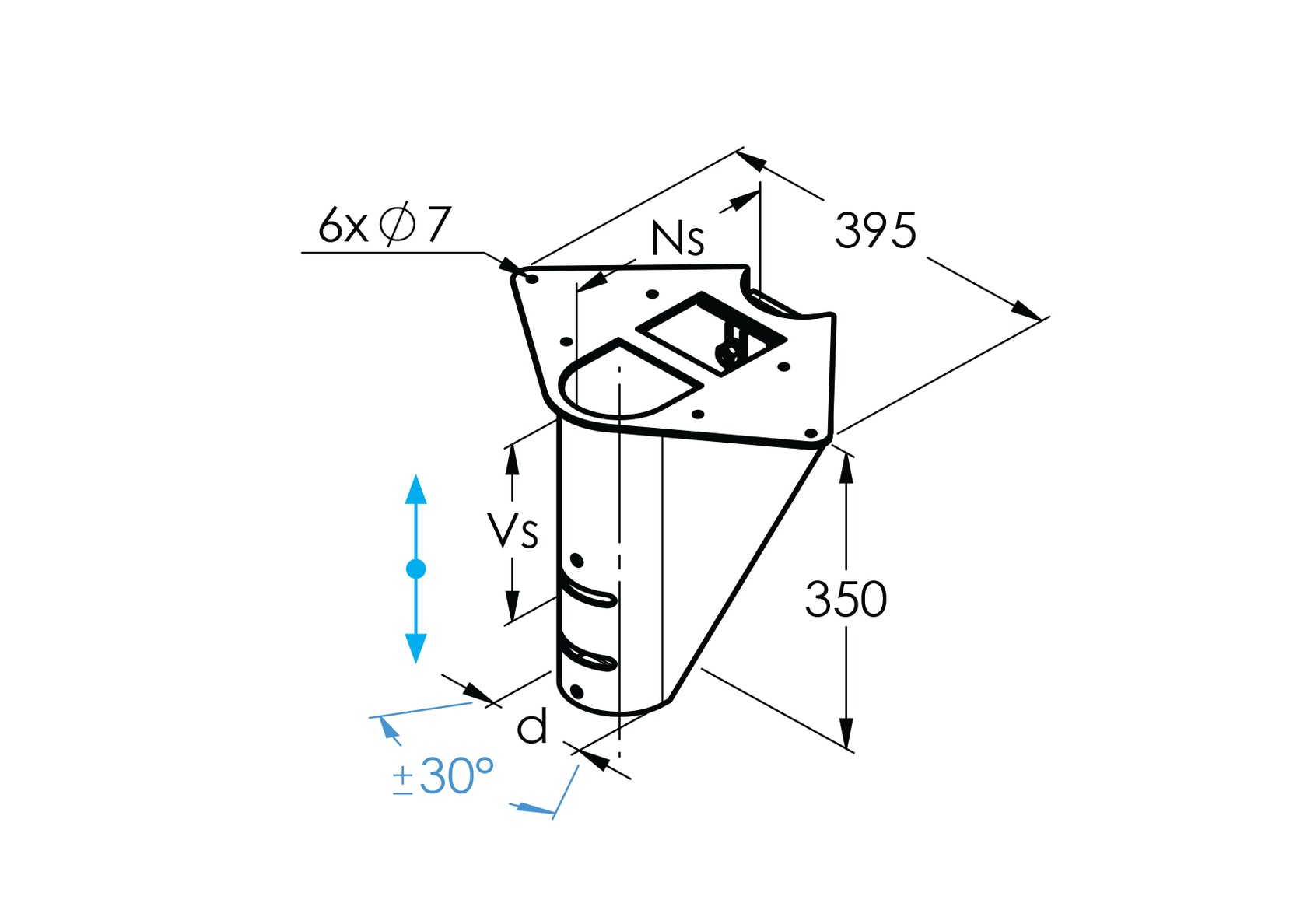 Schodiště SEGMENT 349x314x140mm