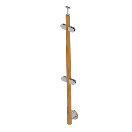Sloupek-DUB D42,4 - 4xdržák , v=100cm, BK-schod