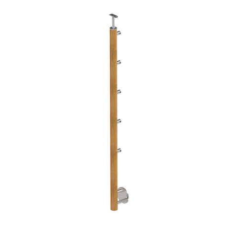 Sloupek-DUB (OAK) D50mm, 5xd12mm, v=100cm,BK-Schod