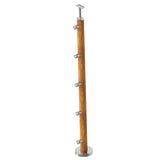 Sloupek-DUB (OAK) D50mm, 5xd12mm, v=100 cm, VK-rov