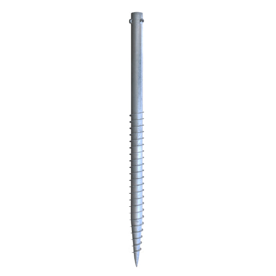 Zemní vrut Zn 76x3,0x1600mm, 3xM16