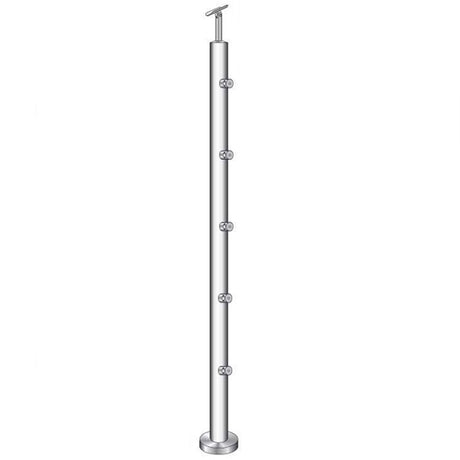 Sloupk antikor D42,4/5x12mm, v=100cm,VK-schod,lesk