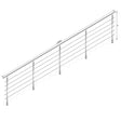 Schodiskové zábradlí,  BS, inox AISI304, 40x40x2/4