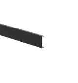 Hliníková fasádní lišta 25x6-6000mm R9005