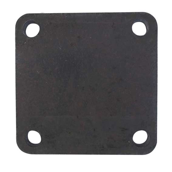 Kovaná tvarová patka 100x100, t8, 4xd10mm