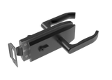 Zámek pro skleněné dveře inox, glass t 8,10,12mm BLACK