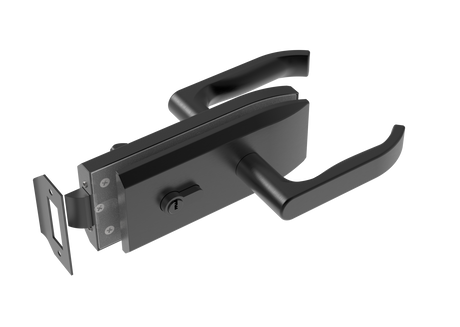 Zámek pro skleněné dveře inox, glass t 8,10,12mm BLACK