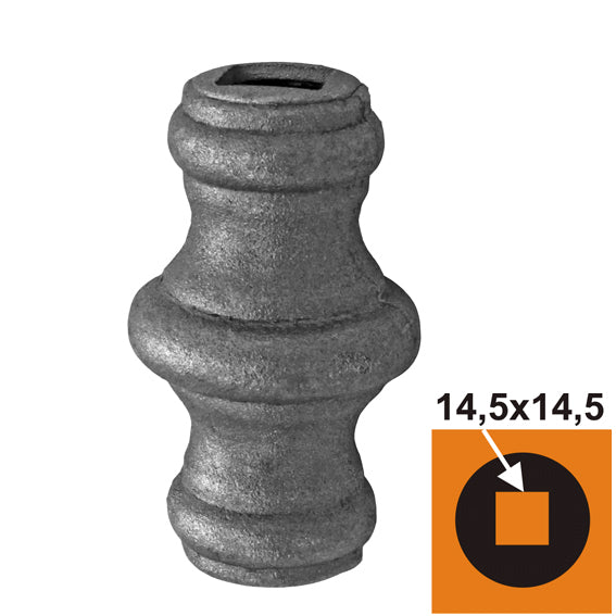 Návlek kovaný h62,2  D42, 14,5x14,5mm