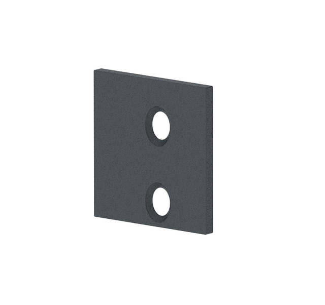 Hliníková krytka adaptéru pro žaluzie 66x40 R7016