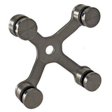 Úchyt skla, spider AISI304, 4xD30mm/90°