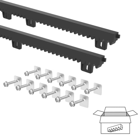 Hřeben plastový PVC+Fe,27x20mm, L 1+1m, max 700kg