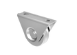 Pojezdové kolečko-U, INOX, D80
