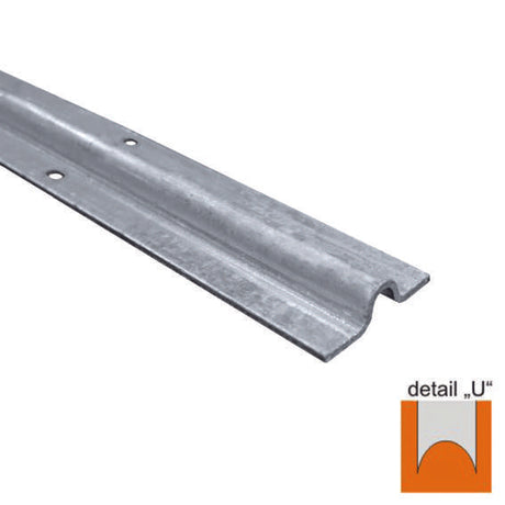 Lišta vodící - U Zn,60x16mm, t3mm, L3m