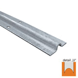 Lišta vodící - U Zn, 60x16mm, t3mm, L6m