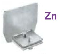 Záslepka profilu Zn, profile 136x142mm