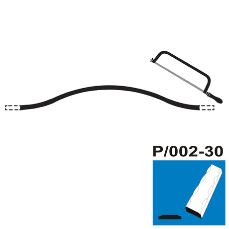 Fačeta P/002B-30x5, p300, L4410-5800mm