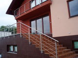 Nerezové zábradlí na schody, 1500x1000mm, BS