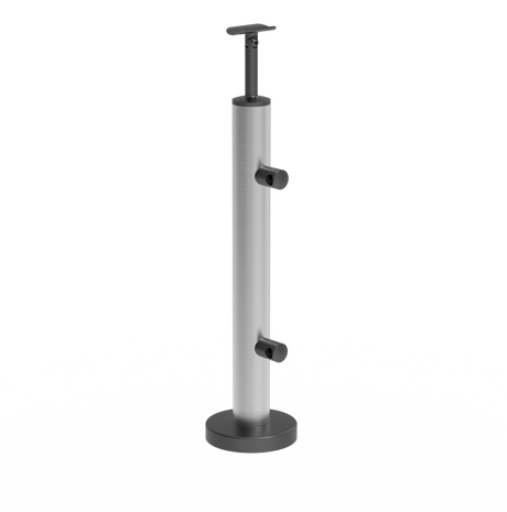 Nerezový sloupek, vrchní kotvení