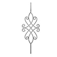 Zábradlí h900, b290, 12x12/12x6mm