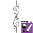 Kovařská výplň zábradlí h900, b160mm, P/035A-12x12