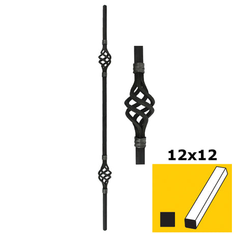 Tyč h900, b58, 12x12mm