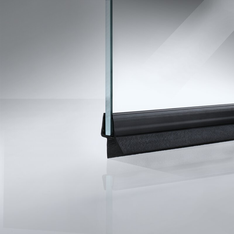 Těsnící lišta na dveře -2,2m black