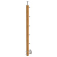 Sloupek-DUBD50/5x12mm, v=100cm, BK-rovné DUB (OAK)