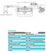 Samozavírač dveří hydraulický