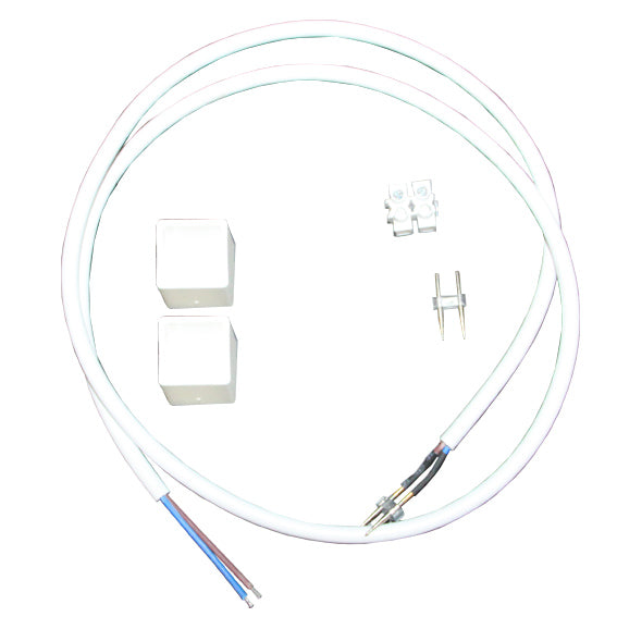 Kabel dvoužilový+led konektor 2x0,75mm 1x1m